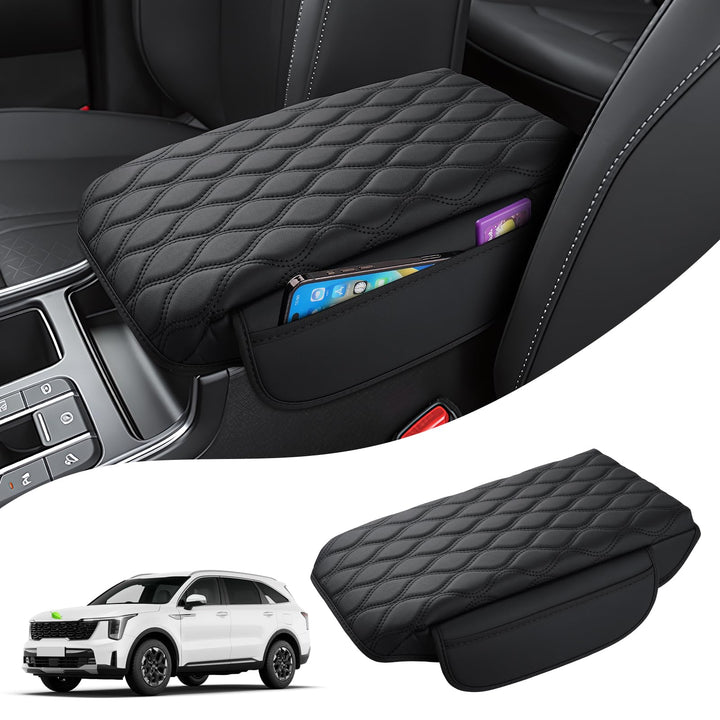 Autorder front view of console cover showing fit and finish and improved look
