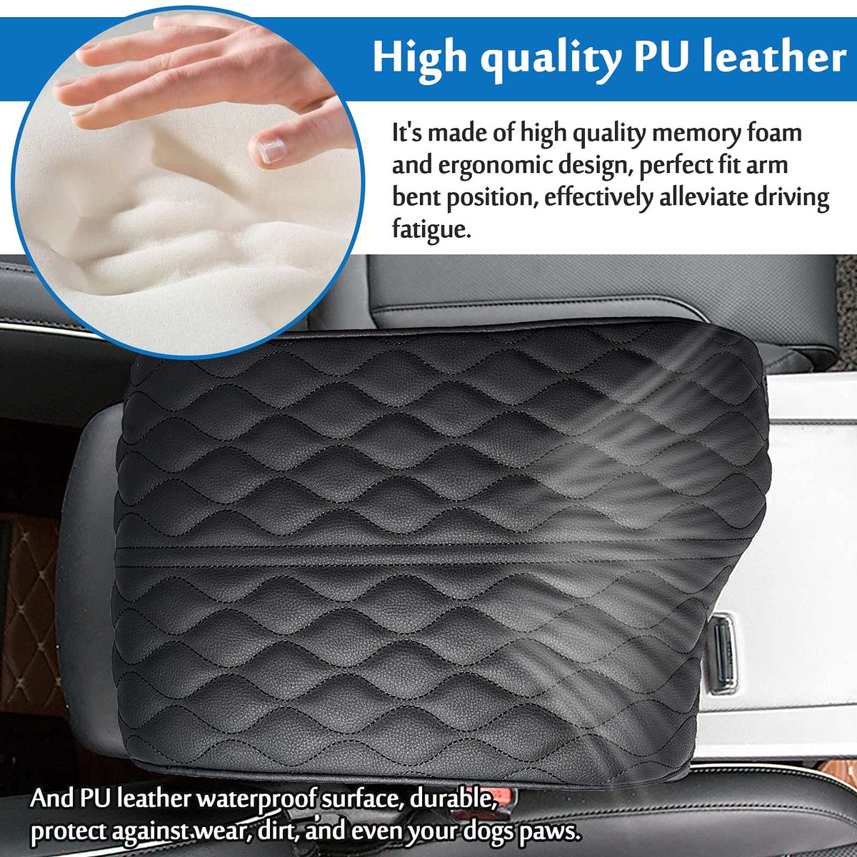 Autorder cover open showing unhindered access to armrest compartment