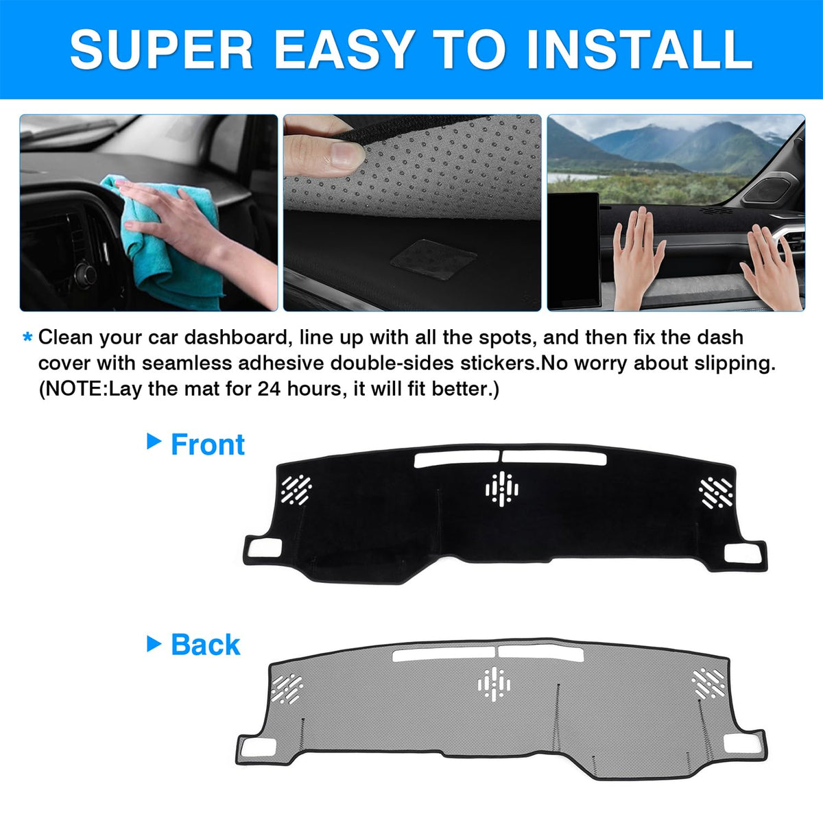 Autorder precise cutouts for vents and sensors preserving functionality