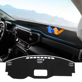 Autorder front view of dash cover showing custom fit and UV protection benefit