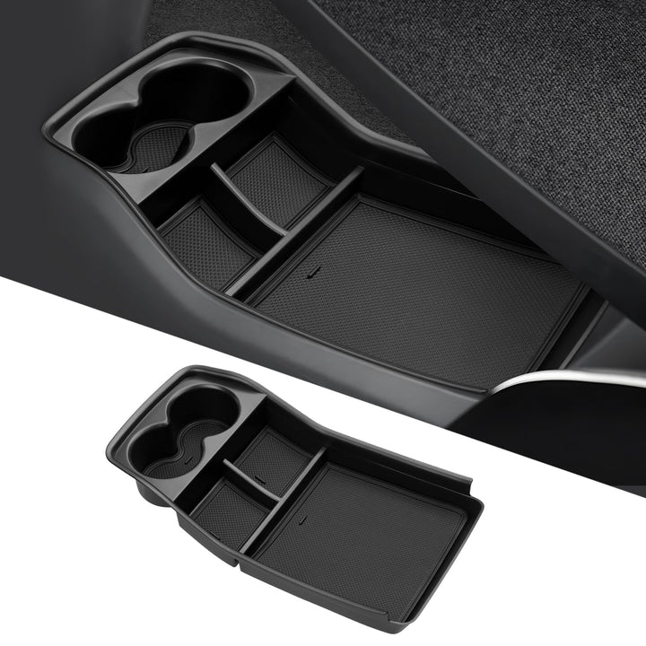 Autorder front view of tray showing clean fit and organized compartments for quick access
