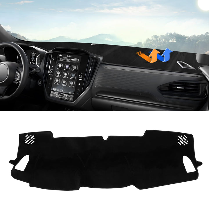 Autorder front view on 2025 Forester dashboard showing perfect fit and protection