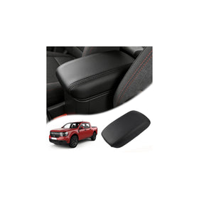 Autorder front view of center console cover showing snug fit and protection