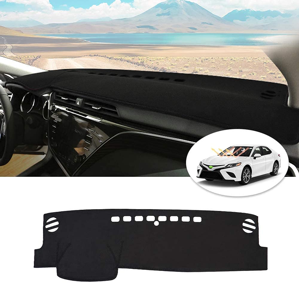 Autorder front view of dash cover showing clean fit and aesthetic benefit