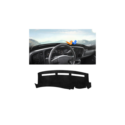 Autorder front view of dashboard cover mat showing fit and finish benefits