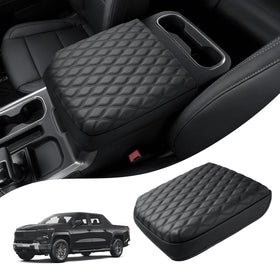 Autorder front view of console cover showing tailored fit and refined look