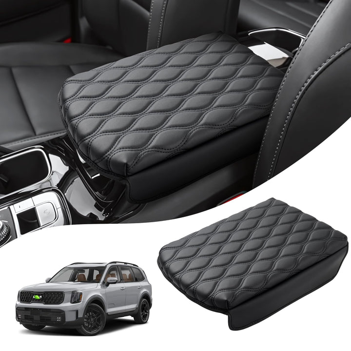 Autorder front view center console cover showing precise fit and refined look