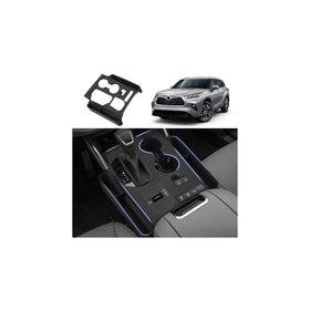Autorder front view showing console organizer fitted and neat storage benefit