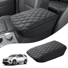 Autorder front view console cover on Traverse adds comfort and protection