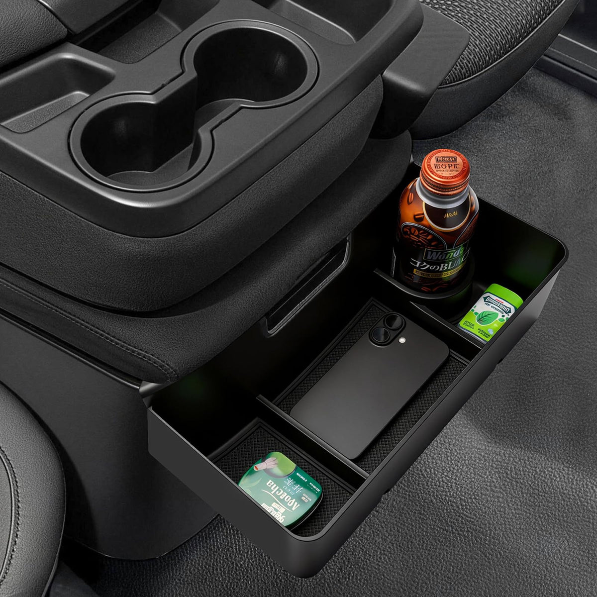 Autorder front view installed in Silverado shows neat storage and easy access