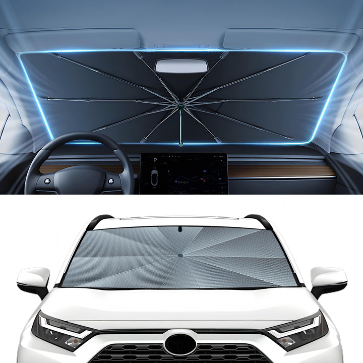 Autorder front view packaged showing custom-fit for RAV4 and quick setup benefit