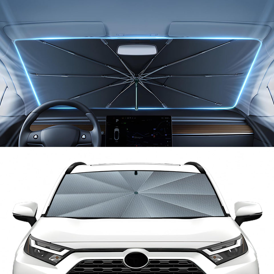 Autorder front view packaged showing custom-fit for RAV4 and quick setup benefit