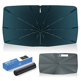 Autorder front view showing full sunshade fit and brand protection