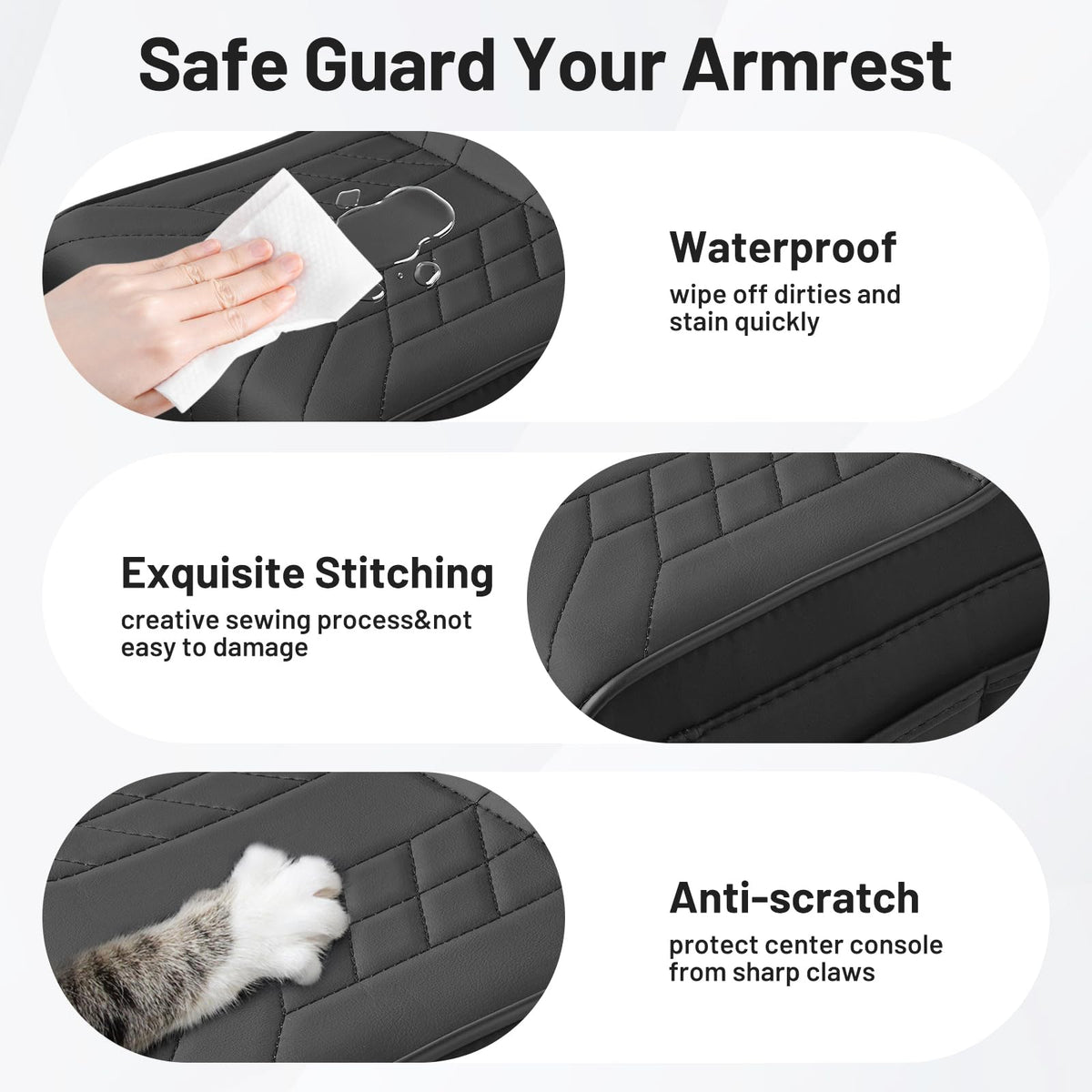 Autorder lifestyle shot of driver resting arm, reduces shoulder strain