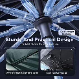 Autorder installed in Equinox windshield demonstrating full coverage benefit