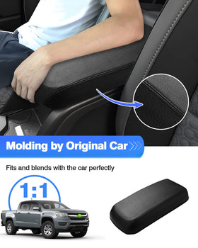 Autorder during installation on armrest demonstrating easy stretch-on fit