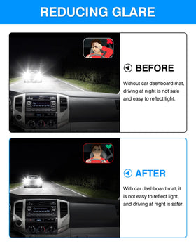 Autorder installed on driver side demonstrating cutouts and reduced glare