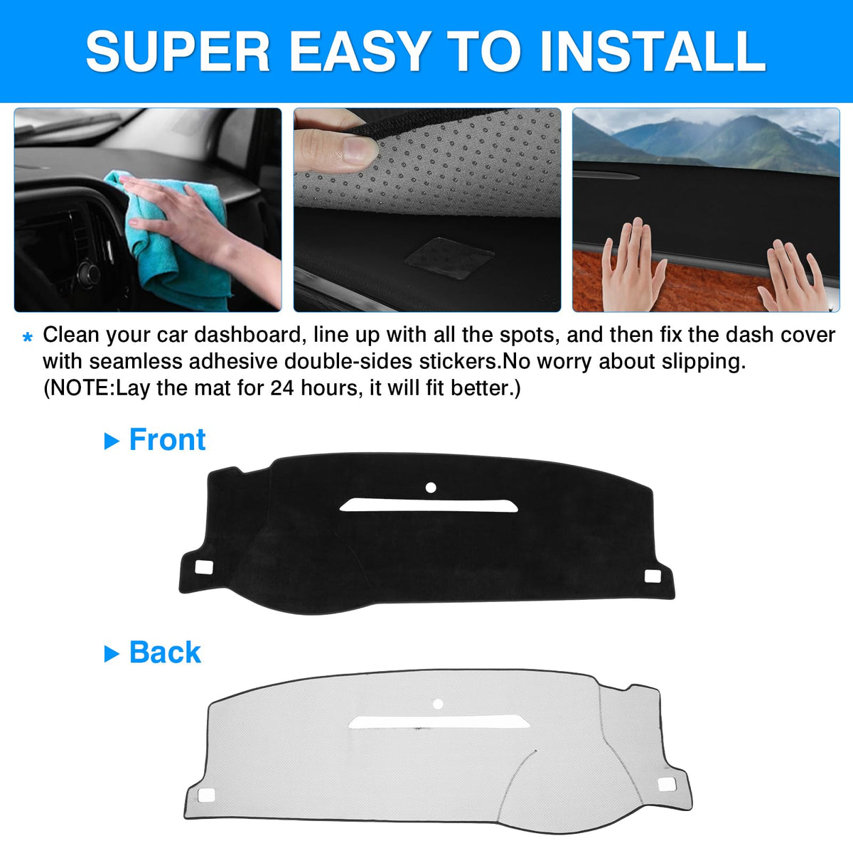 Autorder installed in vehicle interior reducing glare and enhancing comfort