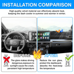 Autorder installed on 4Runner dashboard reducing glare and protecting finish