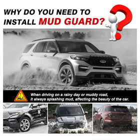 Autorder rear mud flap fitted to wheel arch offering debris defense