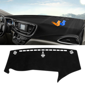 Autorder front view installed on Pacifica dashboard reduces glare