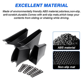 Autorder set of four black inserts displayed to show complete coverage benefit