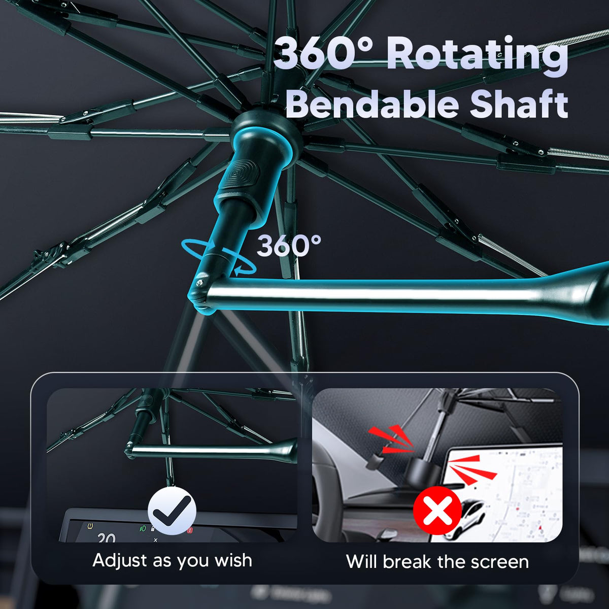 Autorder size comparison near steering wheel illustrating tailored Tucson fit
