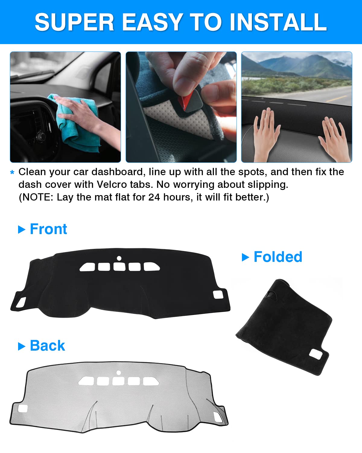 Autorder vent and sensor cutouts visible for unobstructed airflow and function