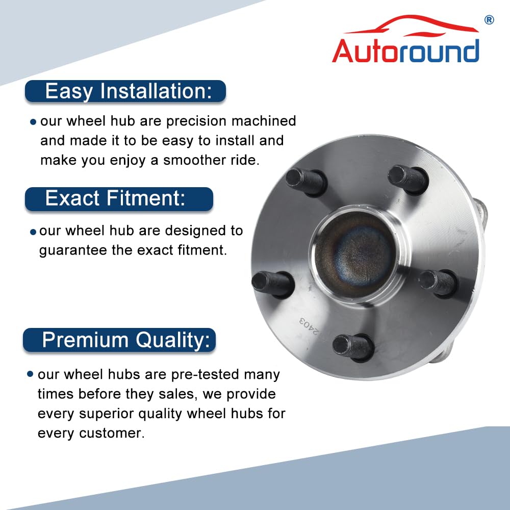 Autoround 512403 side profile displaying flange and mounting holes
