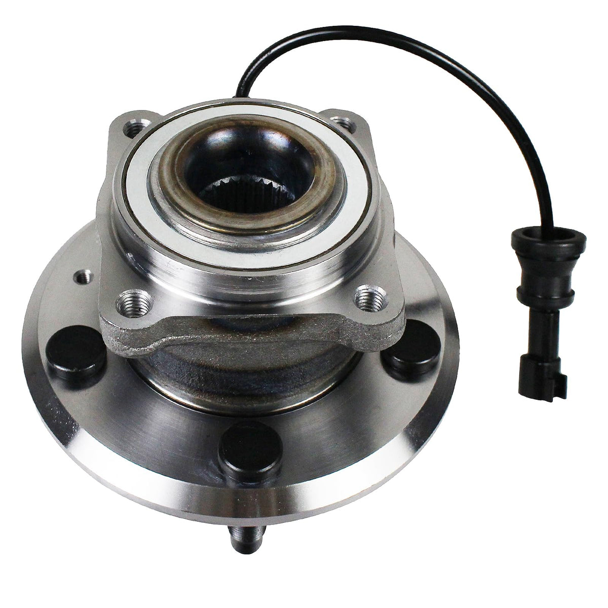 Autoround 512440 front view hub assembly showing bolt-on fit and ready-to-install benefit