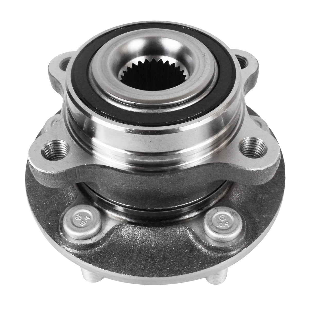 Autoround 512498 front view packaging showing hub assembly and ready-to-install benefit
