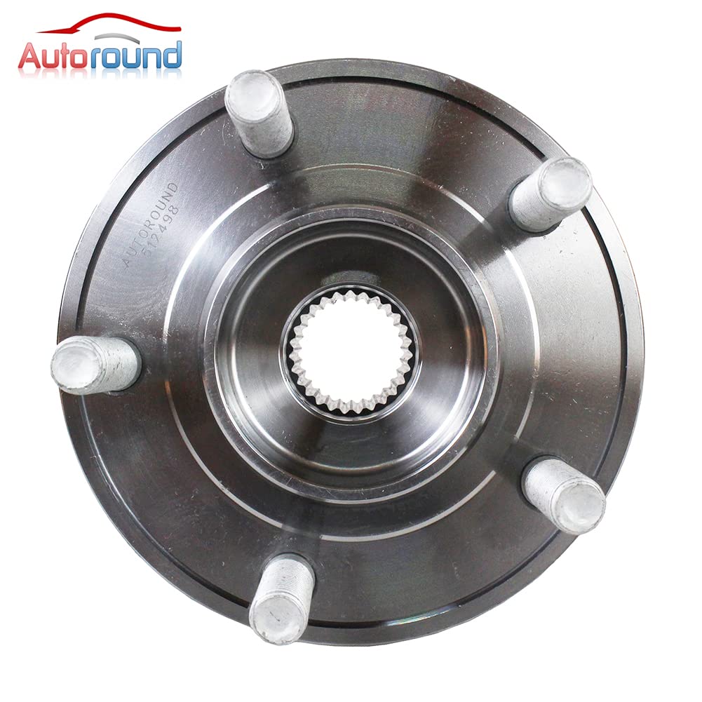Autoround hub mounted on Ford Fusion wheel hub demonstrating correct fitment benefit
