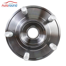 Autoround hub mounted on Ford Fusion wheel hub demonstrating correct fitment benefit