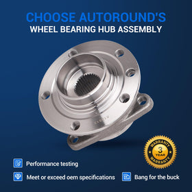 Autoround hub installed at vehicle front demonstrating restored wheel rotation