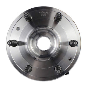 Autoround hub installed on vehicle knuckle demonstrating fitment and simpler replacement