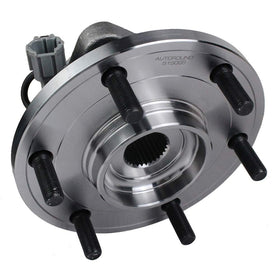 Autoround side profile of hub flange displays ABS-ready tone ring and correct offset benefit
