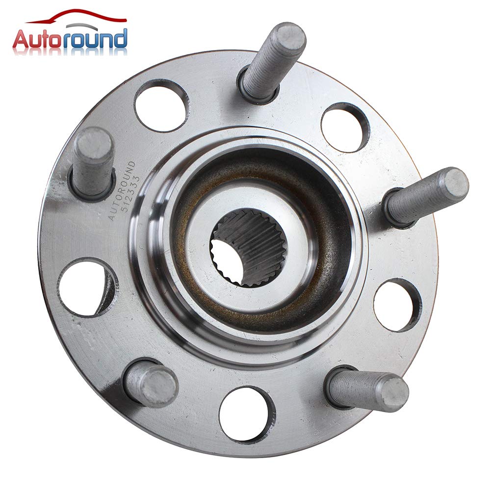 Autoround assembled hub side profile displaying integrated bearing and easy installation