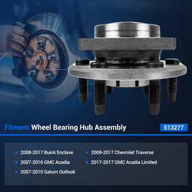 Autoround rear view hub assembly highlighting integrated bearing durability