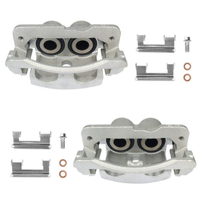 Autoround caliper front view showing mounting points and secure fit benefit