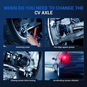 Autoround CV axle inboard joint and spline detail showing precise fit for accurate engagement