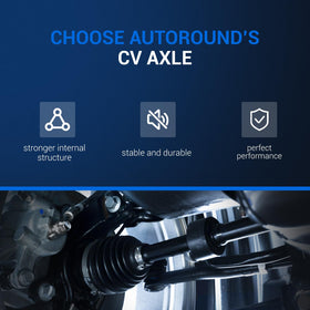 Autoround CV axle scale comparison with ruler illustrating exact length for confident selection