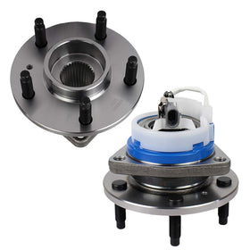 Autoround front hub assembly front view showing mounting face and benefits of direct fit