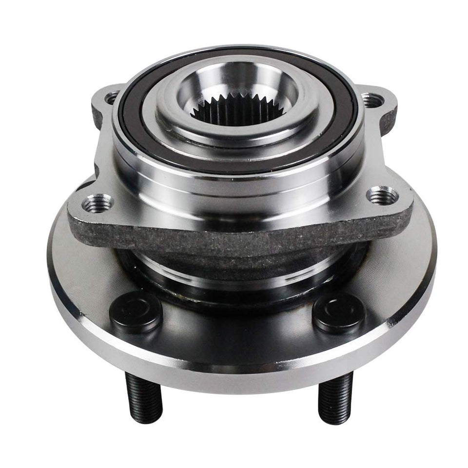 Autoround front hub assembly front view showing fit and mounting ease