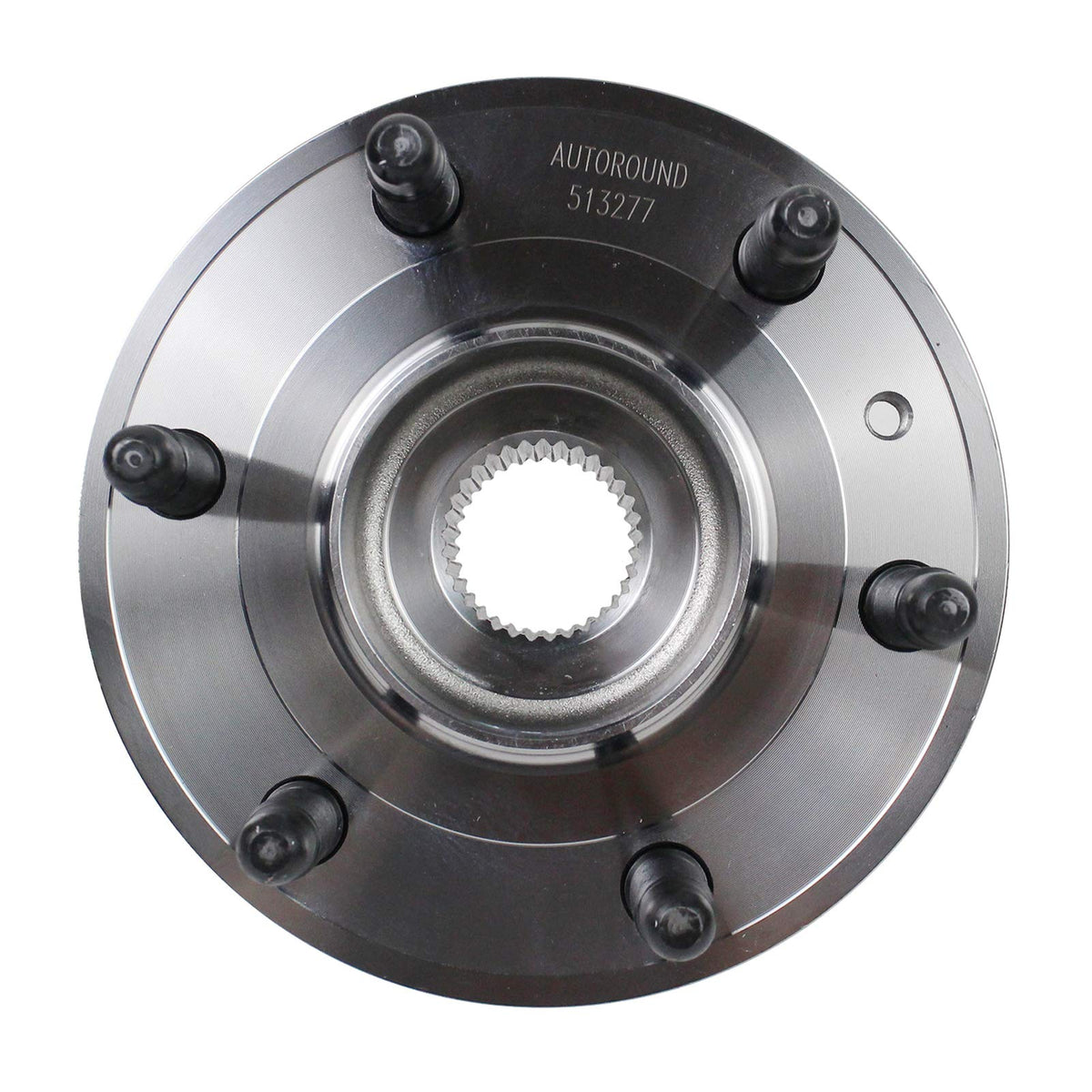 Autoround hub in garage during installation aiding faster replacement
