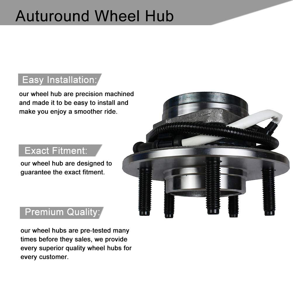 Autoround hub flange close-up showing machined surface for accurate wheel mounting