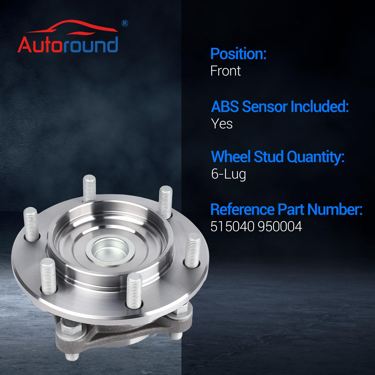 Autoround flange dimension label view showing correct fit and bolt alignment