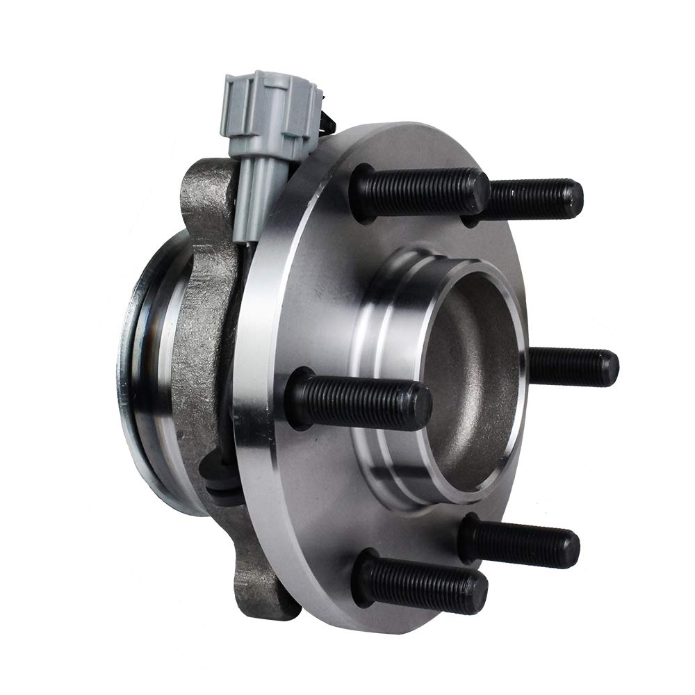 Autoround hub installed on a vehicle front axle demonstrating direct-fit replacement