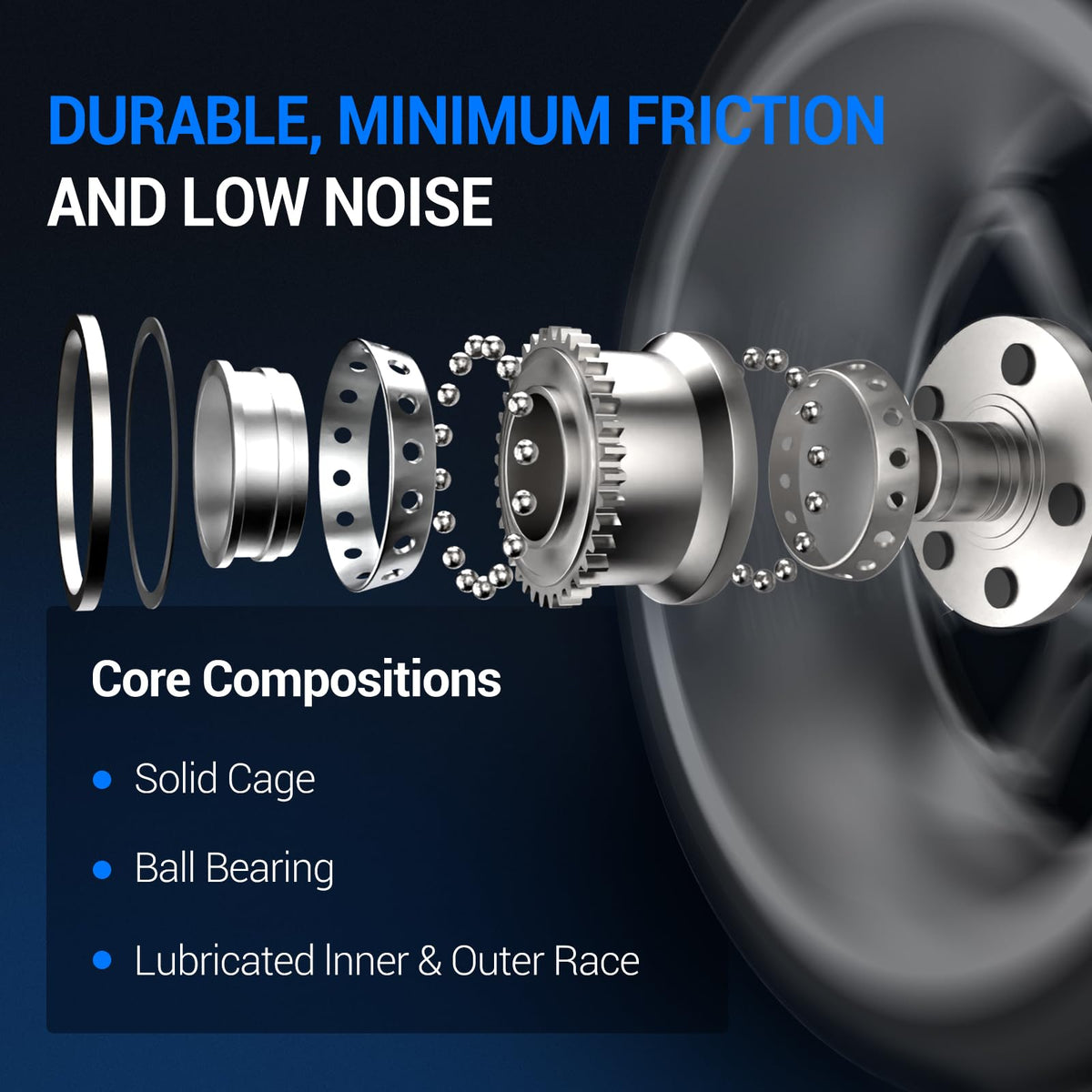 Autoround hub mounted on Tacoma knuckle demonstrating direct-replacement benefit