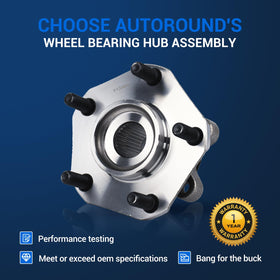 Autoround hub mounted with wheel to show size and accurate scale for fit confirmation