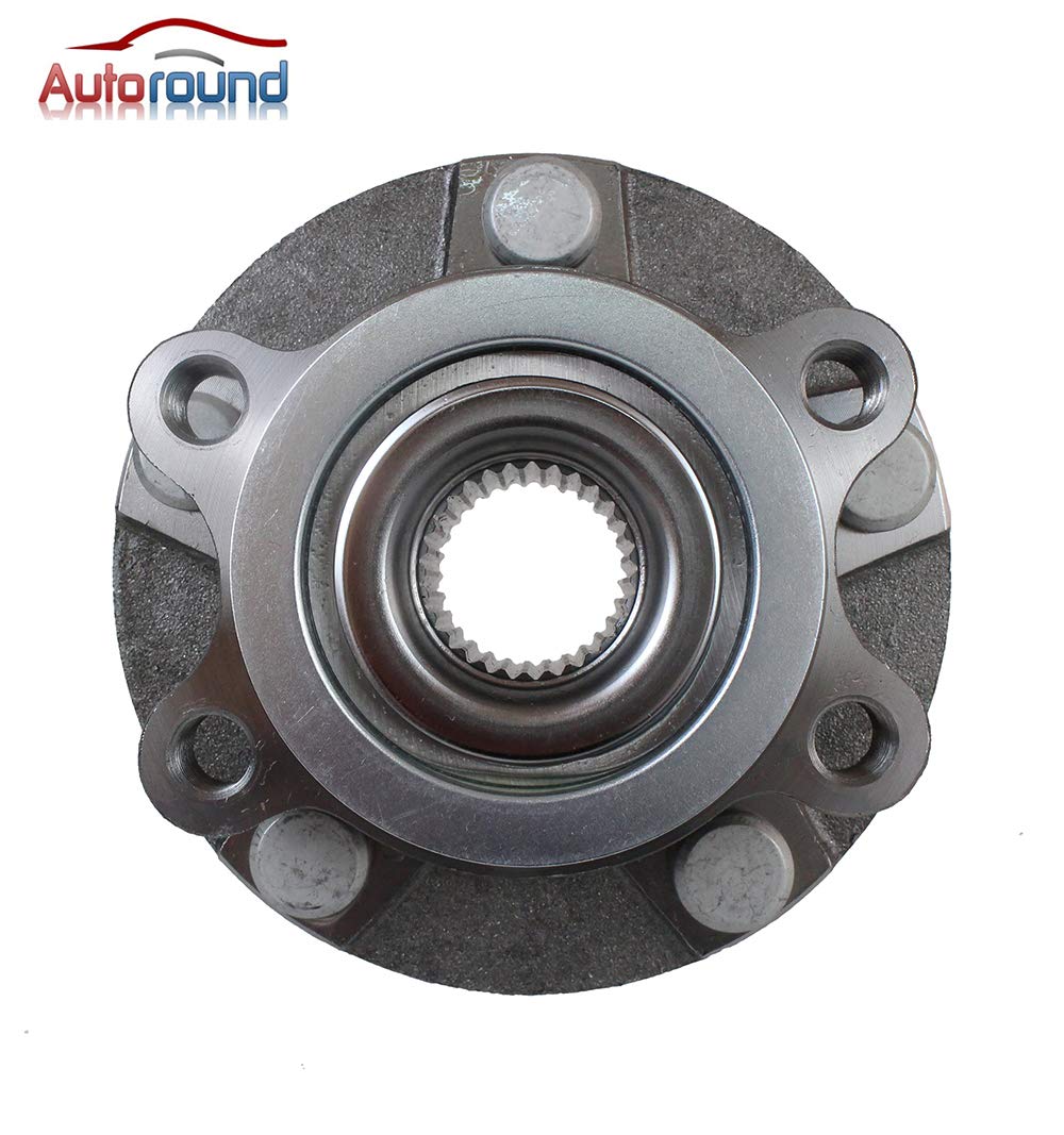 Autoround installation in vehicle front axle during service illustrating straightforward swap